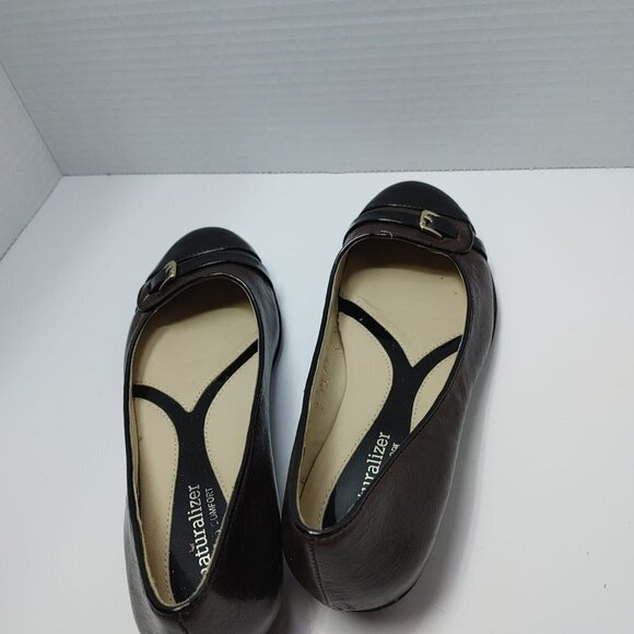 Naturalizer N5 Comfort shoes Brown & Black Women Slip On Shoes Low Heels Flats - Picture 10 of 14